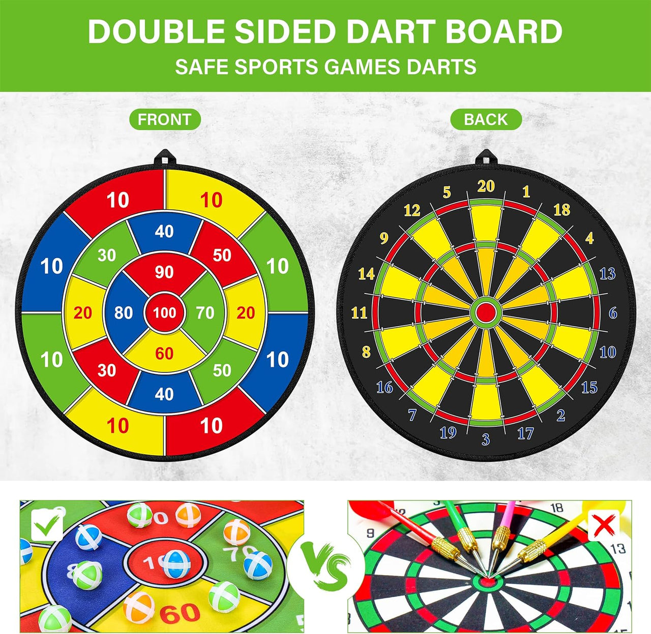 Dart Avonturen Set | Spannend Speelplezier voor Kinderen - Dartboard met Plakballen