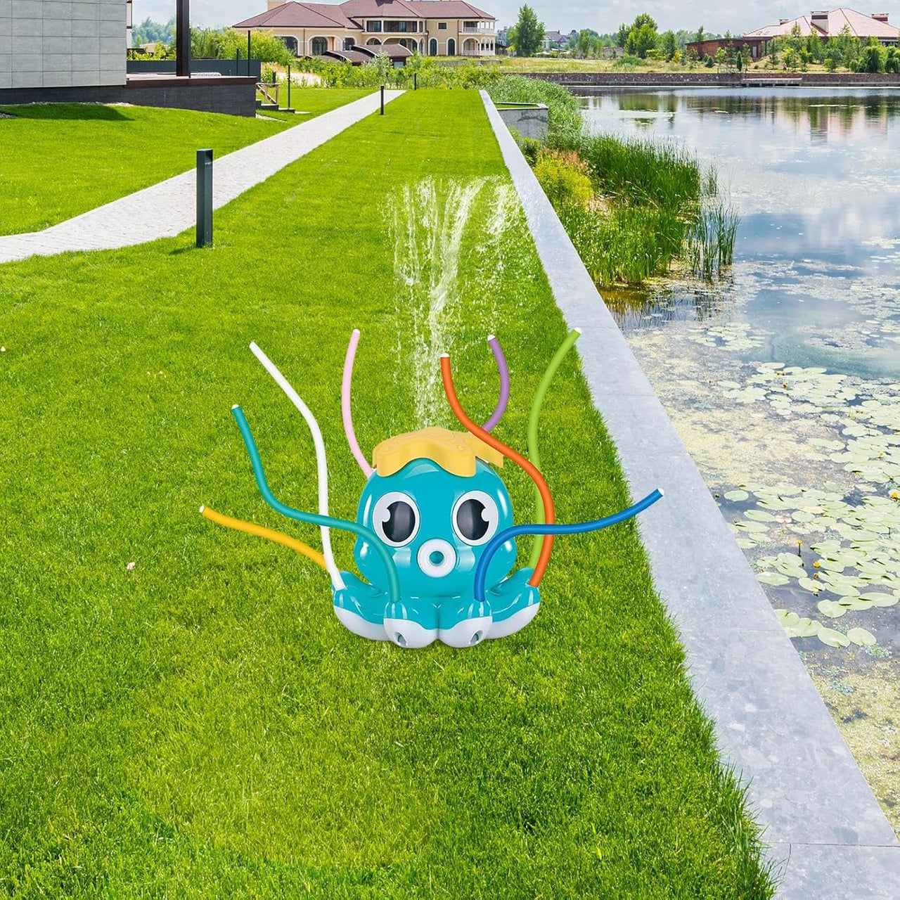 AquaOcto Sprinkler | Spetterende zomerpret - Octopus waterspeelgoed voor kinderen