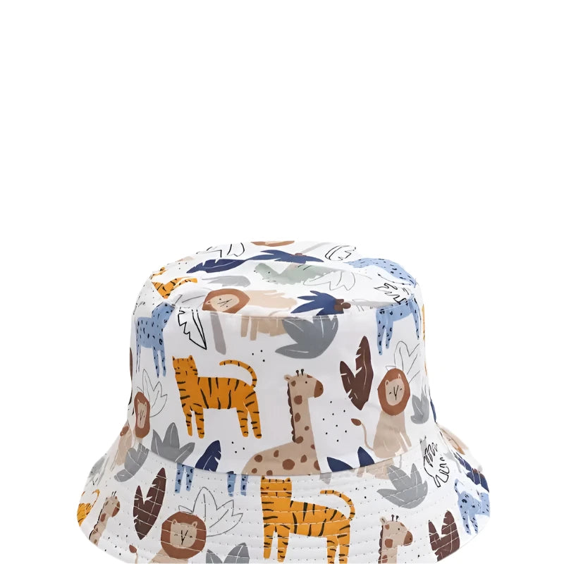 DinoZon Bucket Hat | Bescherming met een glimlach - Zomerse dinosaurushoed voor kinderen