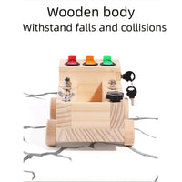 Thumbnail for EcoToys LightPlay | Estimula el Aprendizaje y el Desarrollo - Tablero de Interruptores de Luz LED de Madera Montessori para Niños