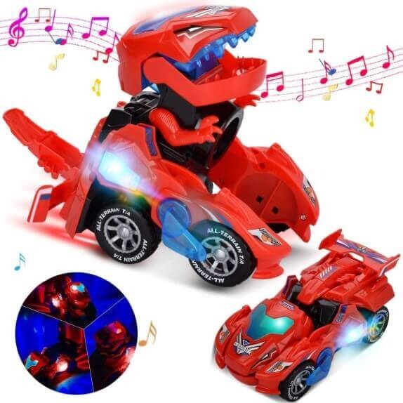 Dinosaurus Auto | Educativo y Divertido – Control Remoto LED