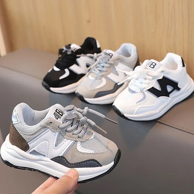 Ademende Lichtgewicht Kindersneakers met Vetersluiting voor Jongens en Meisjes – Maat 21-28 1