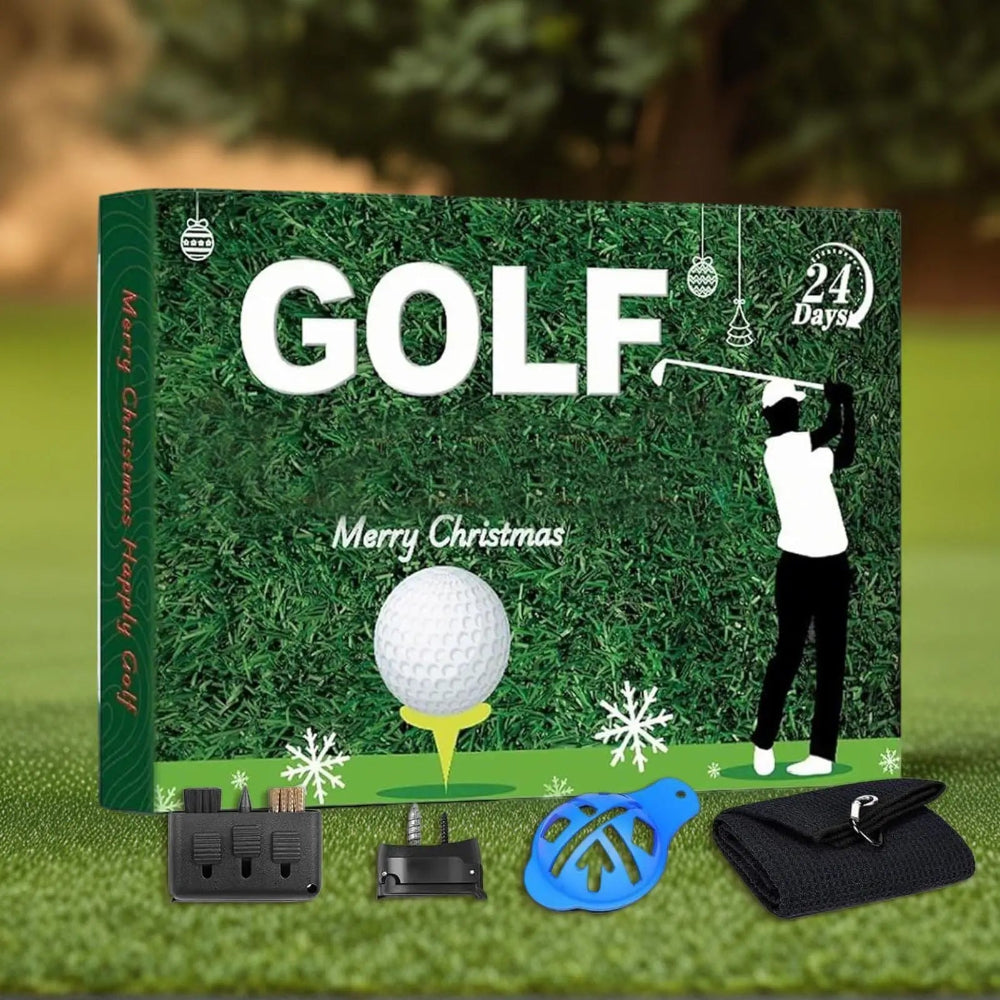 Adventskalender voor golfliefhebbers | Dagelijkse golfaccessoires | Interactief 3