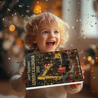 Thumbnail for Adventskalender voor kinderen | Ornamenten in de vorm van bouwvoertuigen 5