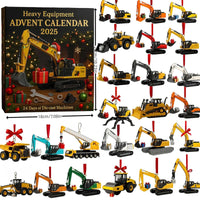 Thumbnail for Adventskalender voor kinderen | Ornamenten in de vorm van bouwvoertuigen 6
