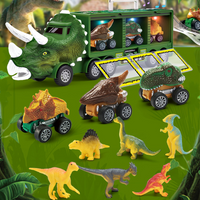 Thumbnail for DinoKing Truck | Avontuur voor Kleine Ontdekkers - 11-in-1 dinosaurustransport