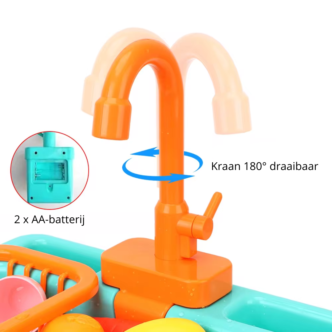 AquaPlay Gootsteen | Educatief Speelgoed met Werkende Kraan, 3+ – Leerzaam Spelen en Ontwikkelen 2