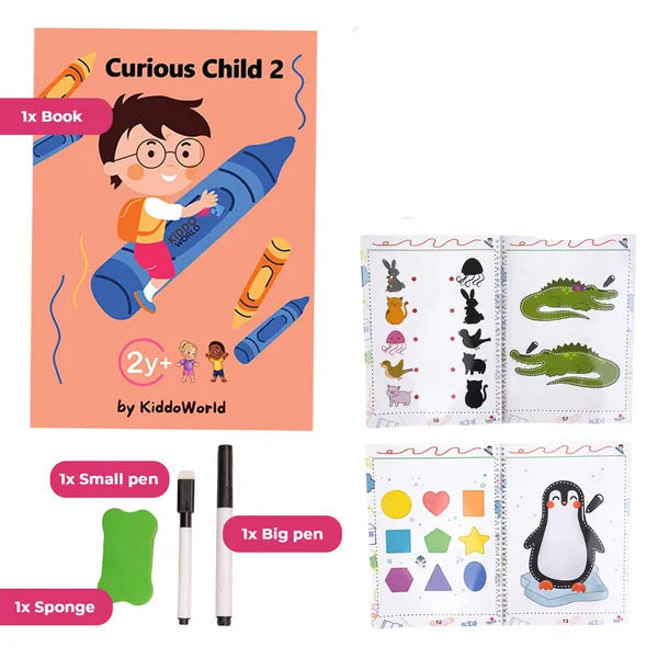 EduFun  | Spelenderwijs leren - Montessori activiteitenboek voor peuters