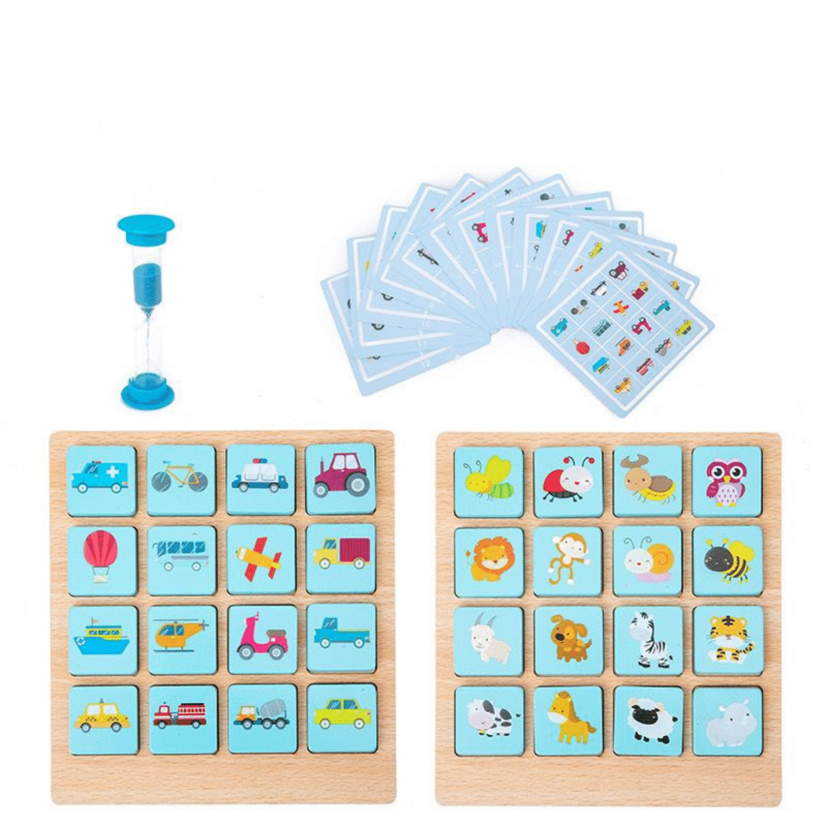 EcoToys MindJoy Memory Board | Bevordert creatieve denkvaardigheden - Educatief houten puzzelspel