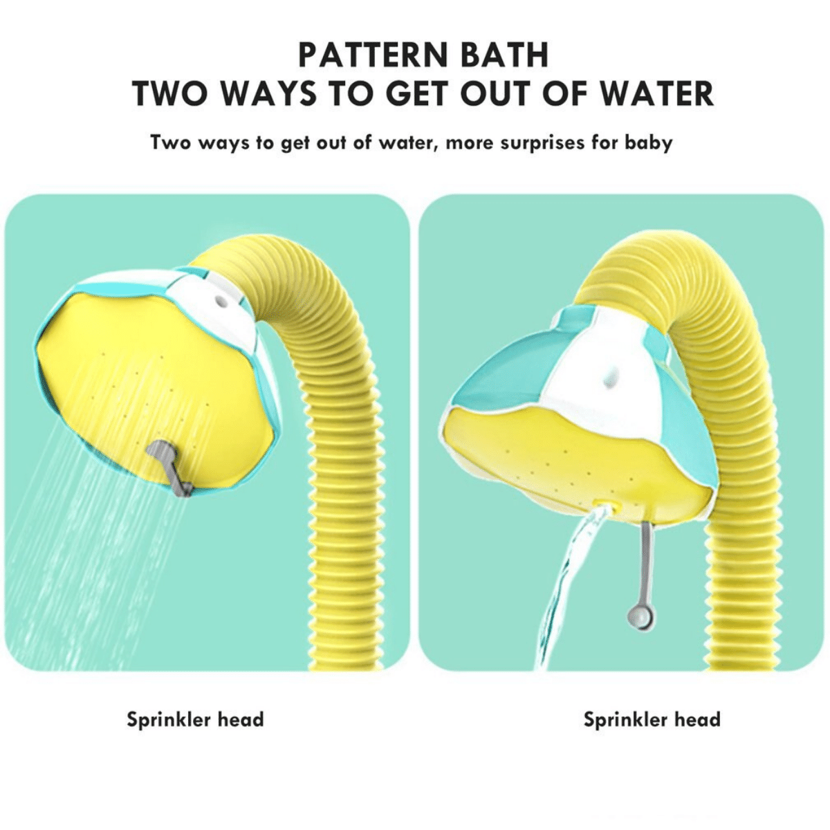 Baby Sprinkler Handdouche voor Baby's met Rustige Waterstraal en Eenvoudige Installatie – BPA-vrij en Duurzaam Materiaal 3