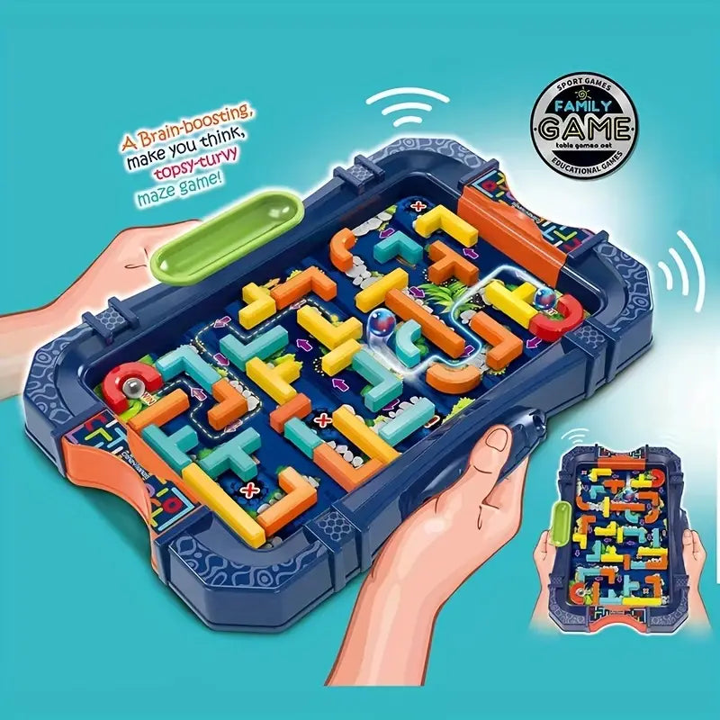 Balancerend Labyrint Bordspel voor Kinderen – Creatief Interactief Speelgoed van Plastic voor Leeftijd 3-6 Jaar 0