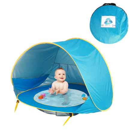 SunnyTent | Perfecte bescherming voor kinderen - Waterdichte Pop-Up Tent!