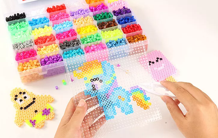 ColorJoy Fuse Beads Set | Creatieve Kralen Activiteit - DIY Speelgoed voor Kinderen