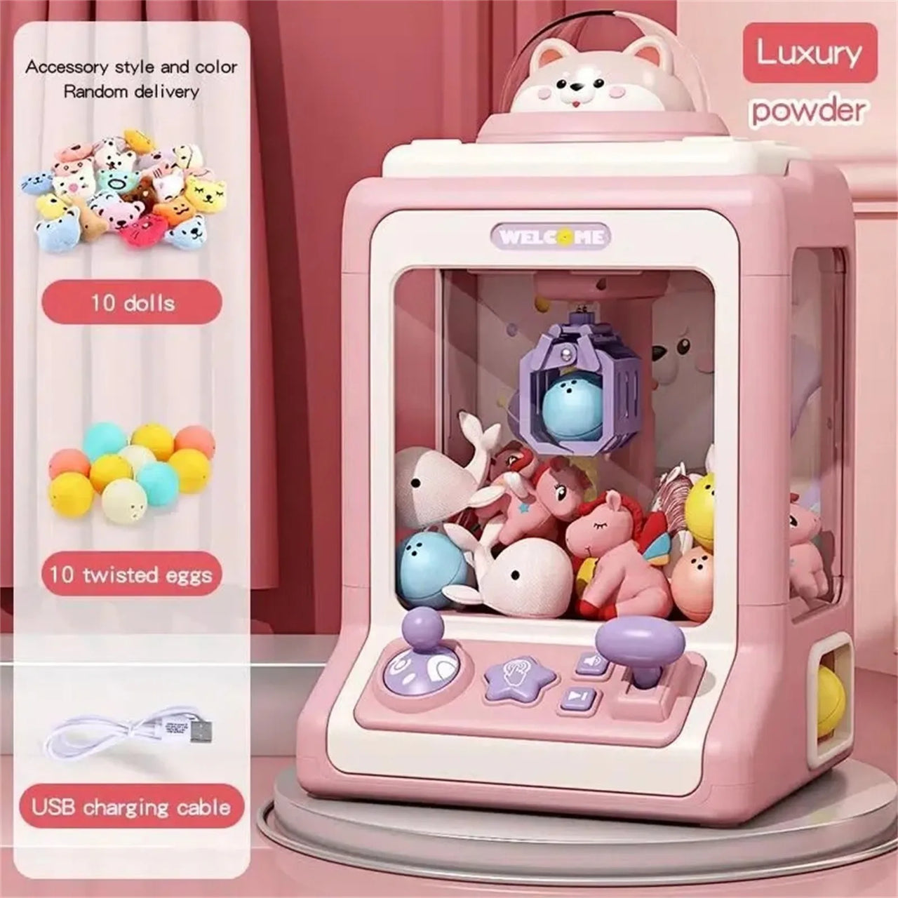 ClawFun | Magisches Spielvergnügen - Mini Greifmaschine für Kinder