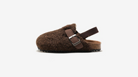 Thumbnail for Comfortabele Instappers voor Kinderen van Schapenvacht - Beige/Bruin, Maat 20-34, Antislip en Ademend Design 0