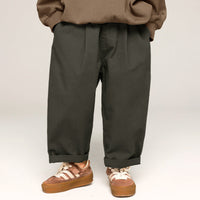 Thumbnail for Comfortabele Unisex Katoenen Broek voor Kinderen – Khaki/Grijs, Maten 2-7 Jaar, Ademend en Relaxte Pasvorm 3
