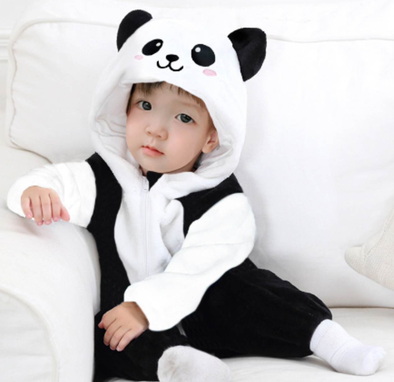 CozyCub Flanellen Onesie | 2-36 maanden, Knuffelzacht en Ademend – Ultiem Comfort voor Je Baby 2