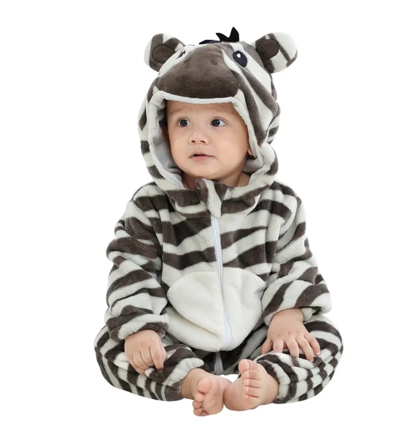 CozyCub Flanellen Onesie | 2-36 maanden, Knuffelzacht en Ademend – Ultiem Comfort voor Je Baby 3