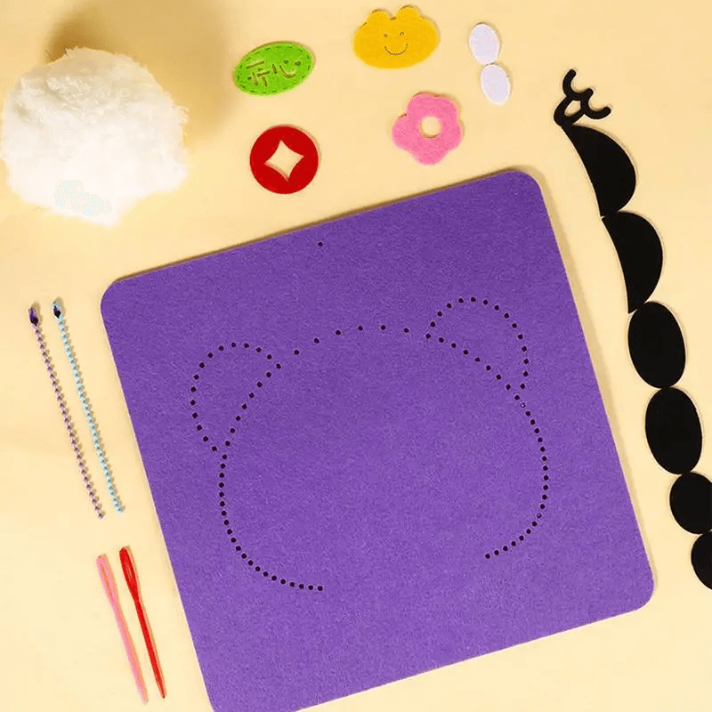 Creatieve NaaiKit | 5 Schattige Dieren, Kindvriendelijk 3+ – Stimuleer Creativiteit en Motoriek 8