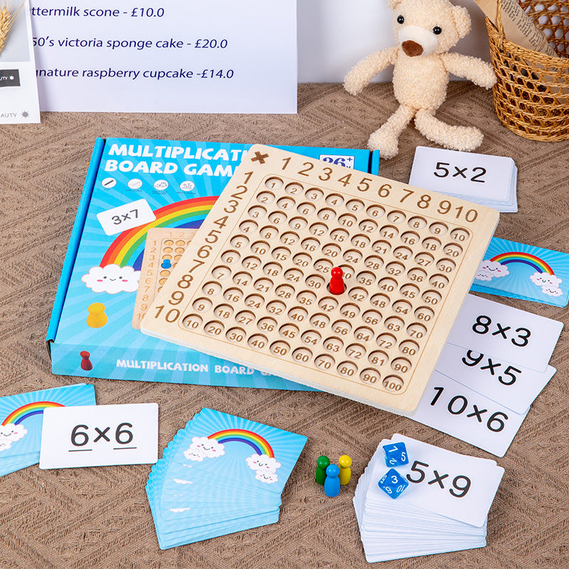 LearnPlay | Descubre y Crece - Juego de Cálculo Montessori de Madera para Niños
