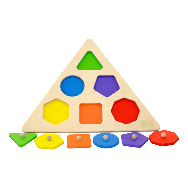 EcoToys PuzzleLogic | Stimuleer de creativiteit van je kind - Educatief geometrie puzzelspel