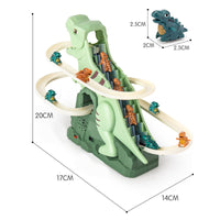 Thumbnail for DinoRace Interactieve Racebaan | Auto's met Automatische Klimfunctie & LED, 3+ – Spannend Avontuur met Dinosaurussen 7