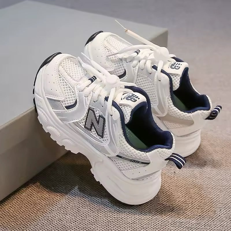Donkerblauwe Kindersneakers zonder Veters – Lichtgewicht Ademend Ontwerp – Maat 26-33 0