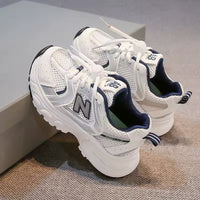 Thumbnail for Donkerblauwe Kindersneakers zonder Veters – Lichtgewicht Ademend Ontwerp – Maat 26-33 0