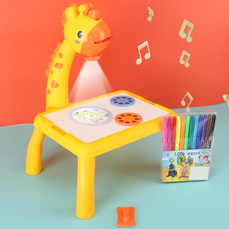 Emma | LED Tekenprojector met Muziek voor Kinderen - Educatief Speelgoed vanaf 3 Jaar 8