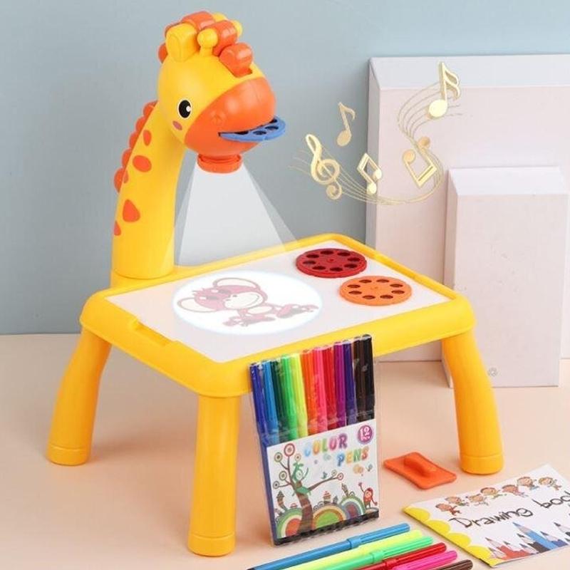 Emma | LED Tekenprojector met Muziek voor Kinderen - Educatief Speelgoed vanaf 3 Jaar 9