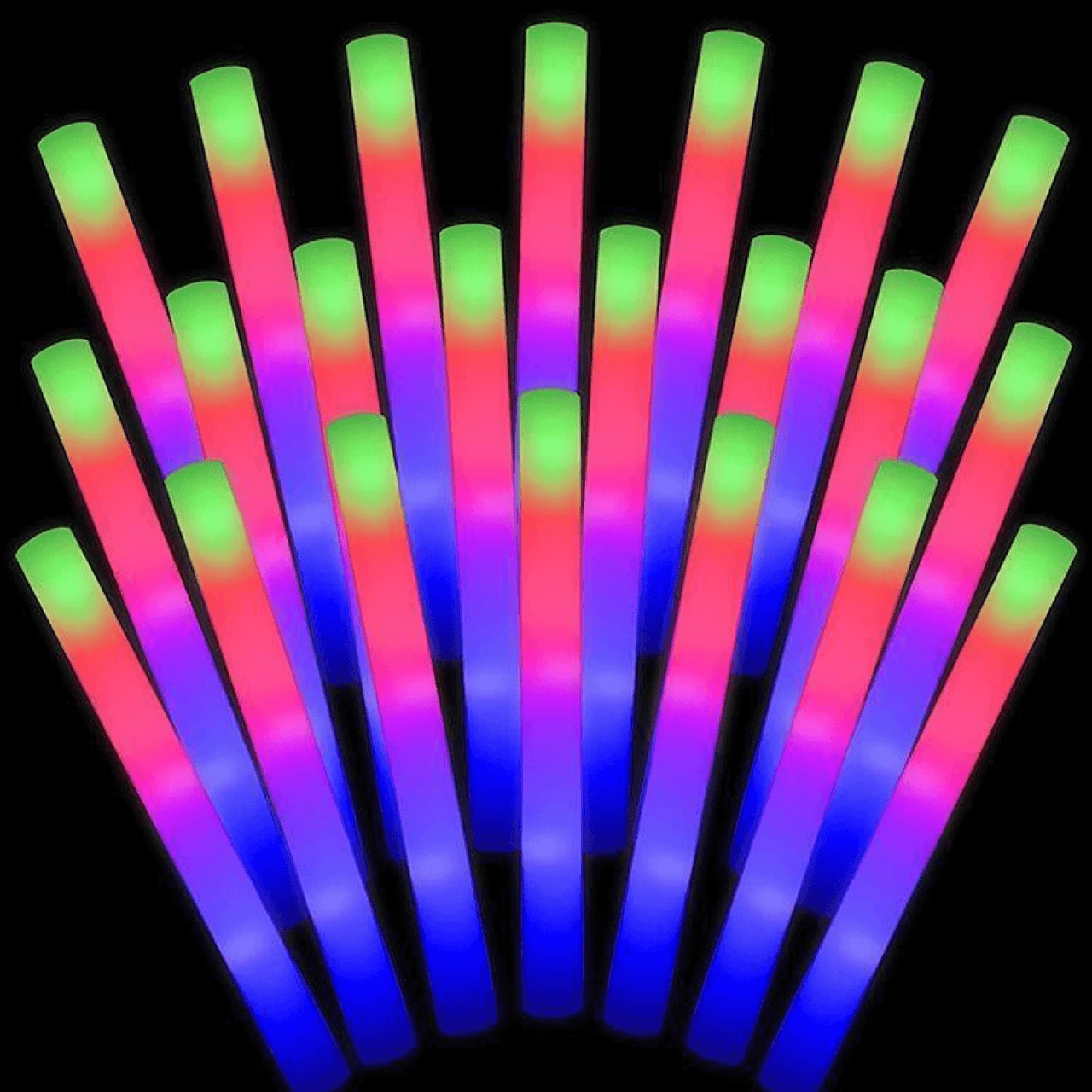 LED Glow Sticks | Breng Je Feest Tot Leven - Kleurrijke RGB Foam Sticks voor Verjaardagen en Feesten