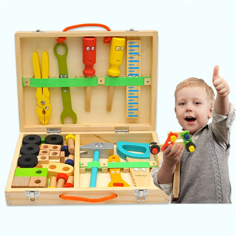 EcoToys™ BuildiTool | Stimuleer creativiteit en probleemoplossing - Kinder Toolkit