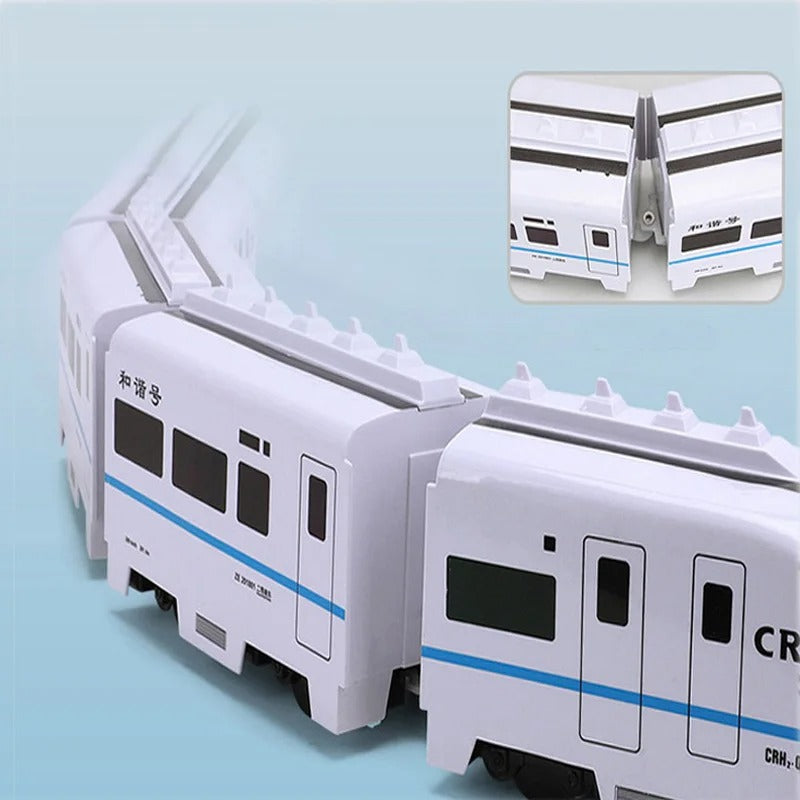 TrackyRide | Aventuras mágicas en tren - Tren de juguete eléctrico con luz y sonido