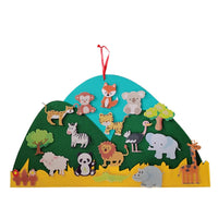 Thumbnail for FilzSpaß | Lehrreicher Spaß - Montessori Tiere Filz Spielbrett für Kleinkinder