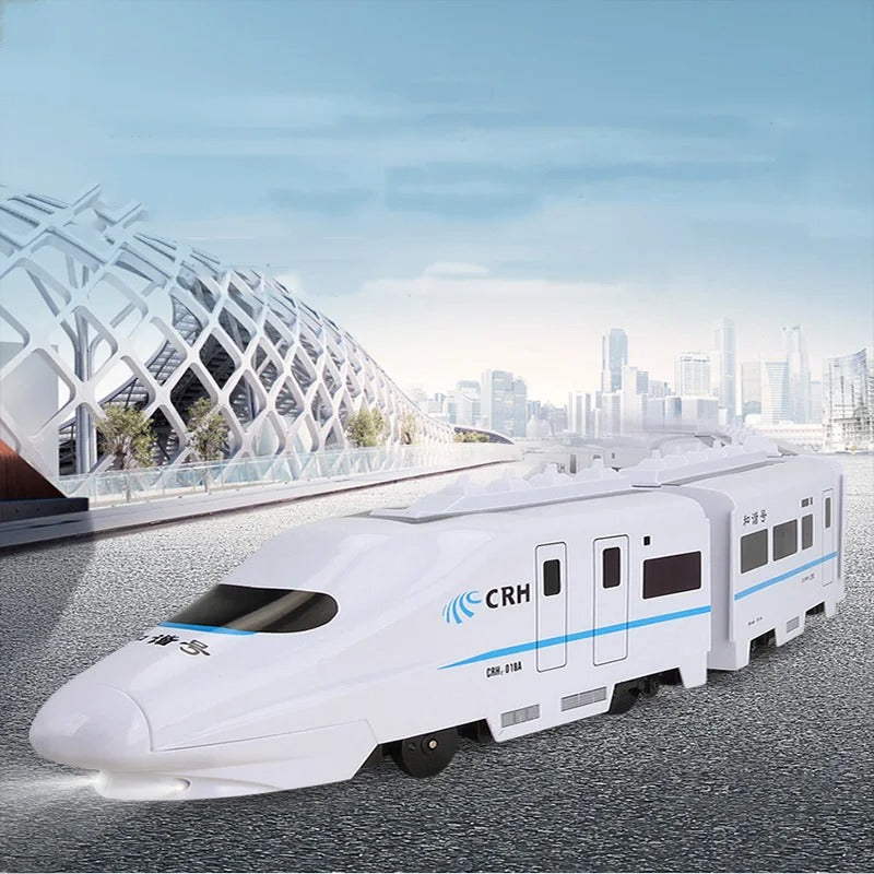 TrackyRide | Aventuras mágicas en tren - Tren de juguete eléctrico con luz y sonido