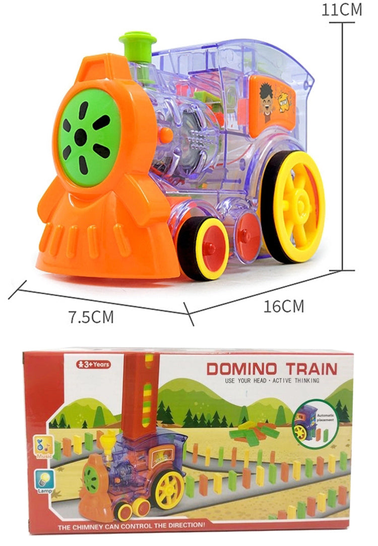 Domino Avonturen | Het Ultieme Automatische Domino Treinspel voor Kinderen - Creatief Speelgoed voor Eindeloos Plezier