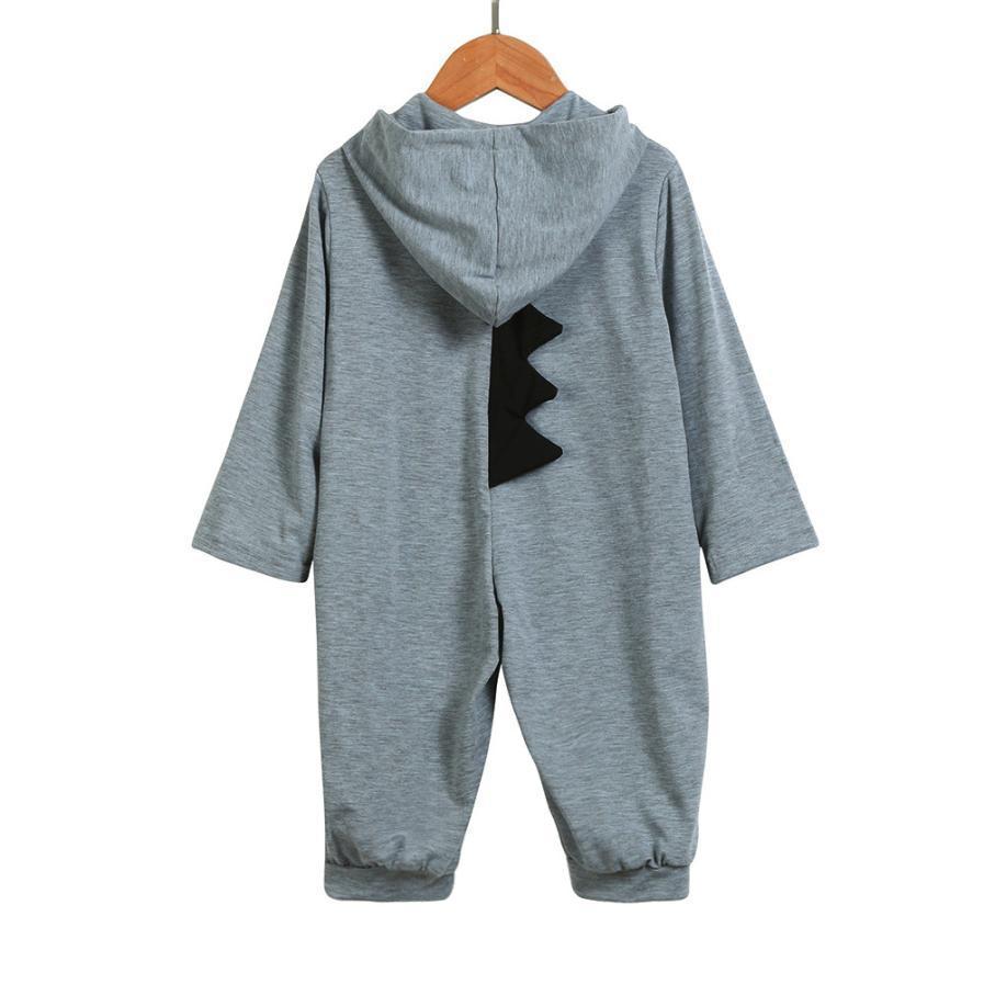 DinoCuddle Romper | Knuffelzacht Comfort - Dino Jumpsuit voor Baby's