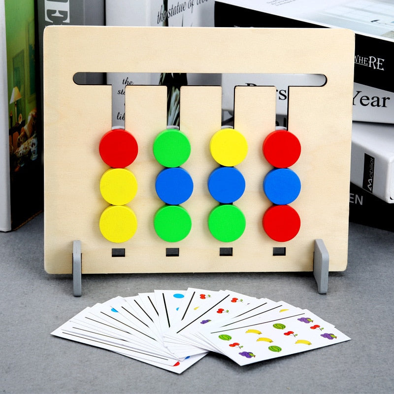 EcoToys PuzzlePro | Educatief houten puzzelspel - Logisch denken speelgoed voor kinderen