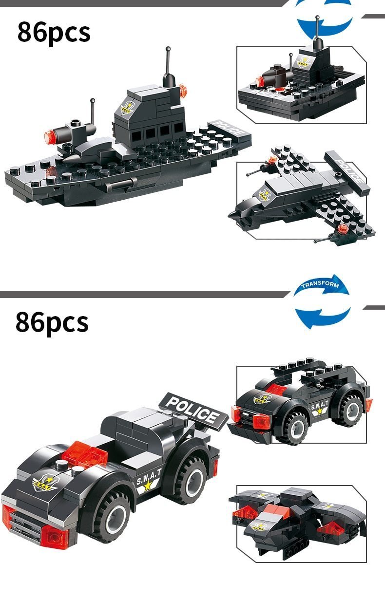 PowerForce | Bouwplezier voor Avontuurlijke Kids - Lego SWAT Politie Serie