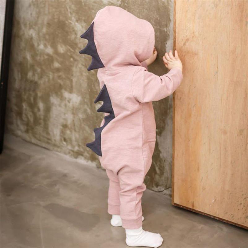 DinoCuddle Romper | Knuffelzacht Comfort - Dino Jumpsuit voor Baby's