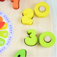 Thumbnail for EcoToys Smart Time Learning Clock | Educatieve houten puzzel - Leerzame speelervaring voor kinderen