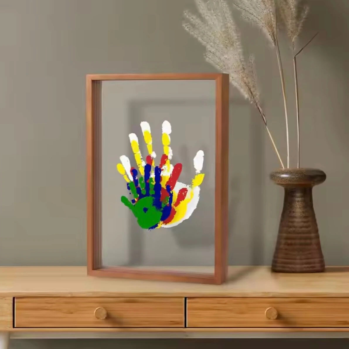 Handafdruklijst Peuters | Creatieve DIY Kit met 4-5 Plexiglasplaten – Bewaar Kostbare Herinneringen Samen 0