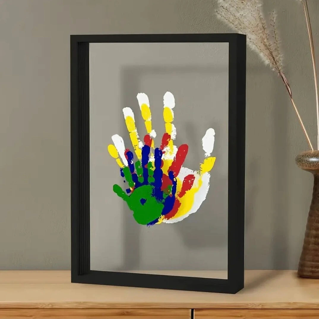 Handafdruklijst Peuters | Creatieve DIY Kit met 4-5 Plexiglasplaten – Bewaar Kostbare Herinneringen Samen 5