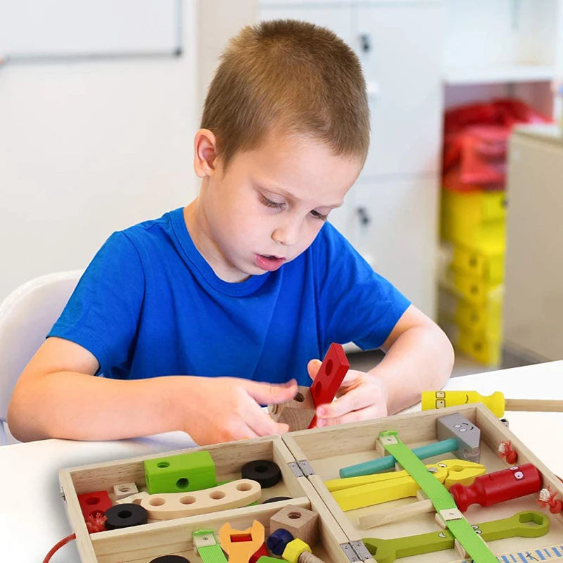 EcoToys™ BuildiTool | Stimuleer creativiteit en probleemoplossing - Kinder Toolkit