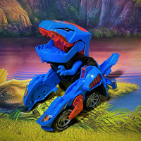 Thumbnail for Transform Dino Car | Geef je kind eindeloze avonturen - De ultieme transformerende dinosaurussenauto