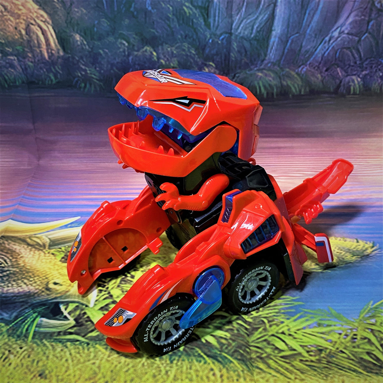 Transform Dino Car | Geef je kind eindeloze avonturen - De ultieme transformerende dinosaurussenauto