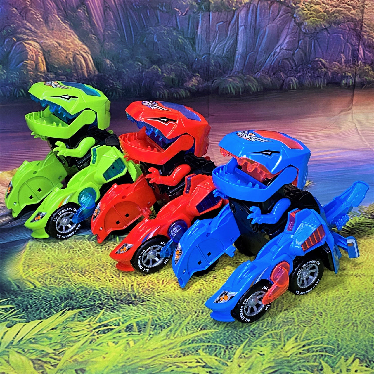 Transform Dino Car | Geef je kind eindeloze avonturen - De ultieme transformerende dinosaurussenauto