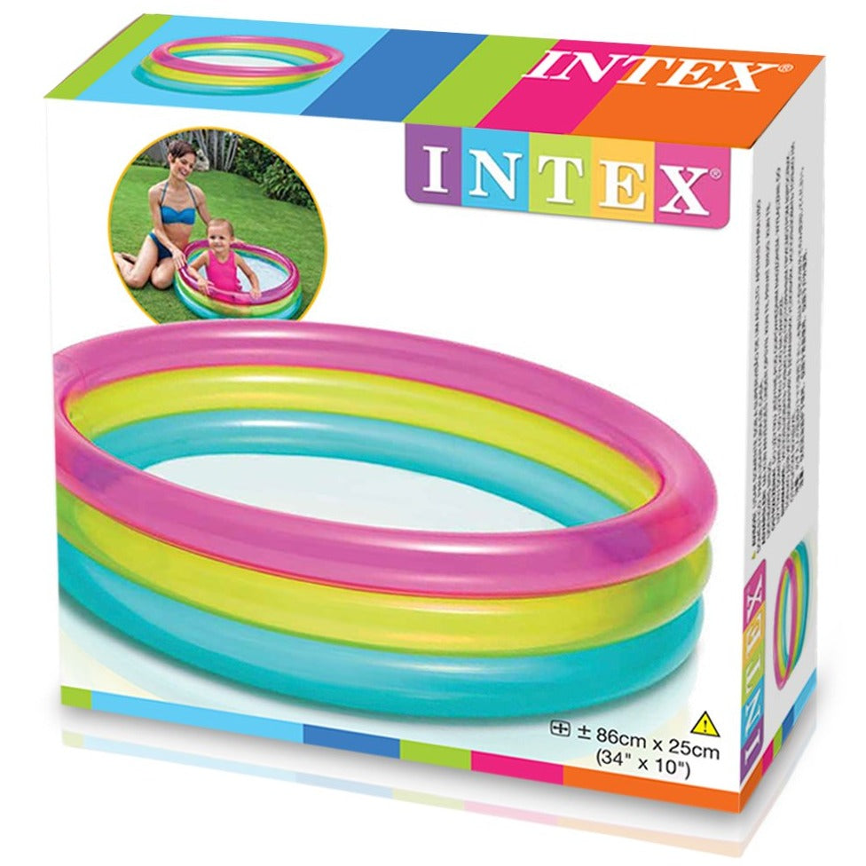 RainbowSplash | Kleurrijk waterplezier voor de kleintjes - Opblaasbaar babyzwembad
