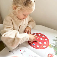 Thumbnail for Huellas digitales alegres | Recuerdos mágicos de fiesta - Libro para colorear para niños pequeños con arte creativo de dedos