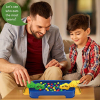 Thumbnail for Interactief Bordspel voor Kinderen van 3-6 Jaar met Dinosaurussen en Bonen, Educatief en Duurzaam, Voor 2-4 Spelers 3